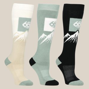 686 Women's Snow Caps Sock (3-Pack)